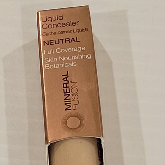 NEW Mineral Fusion Liquid Concealer Full  Coverage NEUTRAL .37 fl oz NIB - Picture 6 of 11